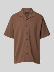 Freizeithemd mit Reverskragen Modell 'BLAGILIAN' von Jack & Jones Premium Braun - 48