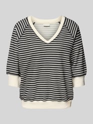 Bluza z dekoltem w serek od Milano Italy - 9