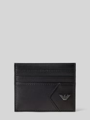 Kartenetui aus Schafsnappa mit Label-Applikation von Emporio Armani - 15