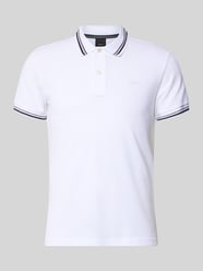 Slim Fit Poloshirt mit Kontraststreifen von Geox - 4