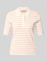koszulka polo o kroju regular fit z wzorem w paski model 'Caliz Stripe' od MOS MOSH - 10