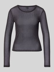 Slim Fit Longsleeve mit Strasssteinbesatz von Gina Tricot - 7