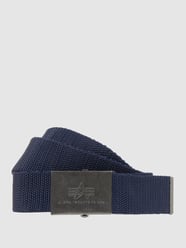 Gürtel mit Koppelschließe von Alpha Industries Blau - 7