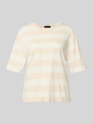 Bluza o kroju relaxed fit z mieszanki wiskozy z detalem z logo od monari - 35