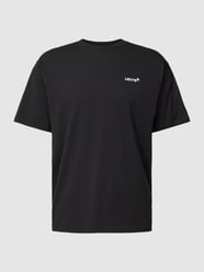 T-shirt met labelstitching van Levi's® Zwart - 8