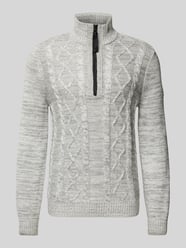 Gebreide pullover met ribboorden van Lerros - 36