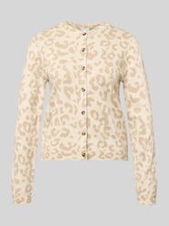 Regular Fit Cardigan mit Viskose-Anteil Modell 'Mayas' von VILA Beige - 14