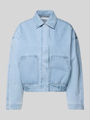 Jeansjacke mit verdeckter Knopfleiste Modell 'Sikorie' von Moves - 45