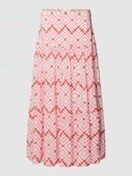 Maxirock mit Allover-Muster Modell 'Stella' von Atelier Reve Rosa - 16