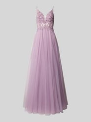 Abendkleid mit Ziersteinbesatz von Mascara Pink - 7