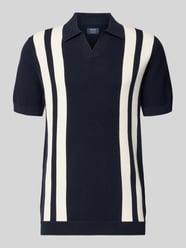Koszulka polo w dzianinowym wyglądzie, krój regular fit od MCNEAL - 38