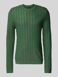 Wollen pullover met structuurmotief van ARMANI EXCHANGE - 2