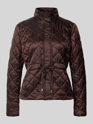 Steppjacke mit Stehkragen und Bindegürtel von MICHAEL Michael Kors - 15