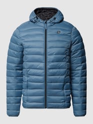 Steppjacke mit Label-Patch Modell 'Romsey' von Blend Blau - 11