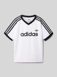 Koszulka T-shirt w kroju regular fit z aplikacją z logo od adidas Originals - 3