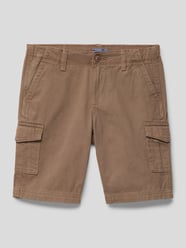 Cargoshorts mit Knopf- und Reißverschluss Modell 'MARLEY' von Jack & Jones Grün - 44