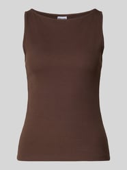 Slim Fit tanktop van katoenmix model 'MAY' van PIECES - 15
