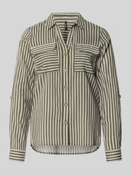 Regular fit blouse met lange mouwen van pure viscose model 'BUMPY' van VERO MODA - 25