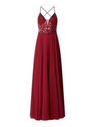 Abendkleid mit Stickereien von Luxuar - 21