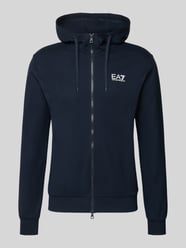 Bluza rozpinana krój slim fit z kapturem od EA7 Emporio Armani - 21