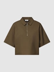 Blouseshirt met ritssluiting van Marc O'Polo Denim Groen - 17