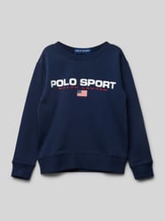 Sweatshirt mit Label-Print von Polo Sport Blau - 47