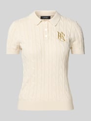 Poloshirt in gebreide look van Lauren Ralph Lauren - 43