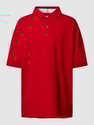 PLUS SIZE poloshirt met labeldetails van Tommy Hilfiger Big & Tall Rood - 20