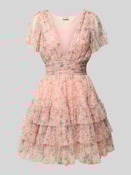 Cocktailkleid im Stufen-Look von LACE & BEADS Orange - 20