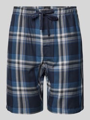 Pyjama-Shorts mit Eingrifftaschen von Schiesser Blau - 36