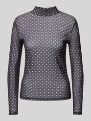 Longsleeve mit Stehkragen Modell 'Flore' von EDITED Schwarz - 21