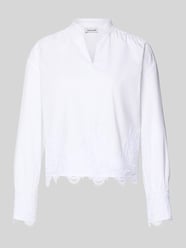 Regular fit blouse met kant van MORE & MORE - 36