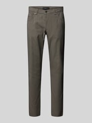 Regular Fit Hose mit Label-Detail Modell 'CORDOBA' von bugatti Beige - 20