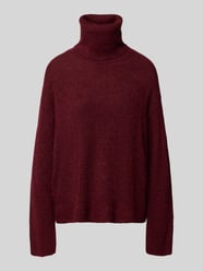 Strickpullover mit Rollkragen Modell 'KAMARA' von ICHI Bordeaux - 28