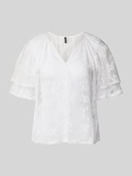 Bluzka o luźnym kroju z koronki model „CELINE” od VERO MODA - 8