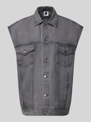 Jeansweste mit Brusttaschen von Karo Kauer - 47