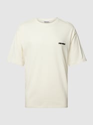 T-Shirt mit Label-Detail Modell 'BASIC' von REVIEW Weiß - 28