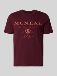 T-Shirt mit Label-Print und Rundhalsausschnitt von MCNEAL - 3