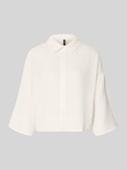 Loose Fit Hemdbluse aus reiner Baumwolle Modell 'NATALI' von VERO MODA - 9