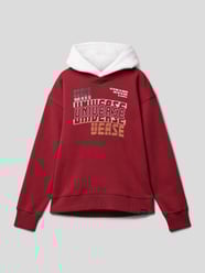 Bluza z kapturem model ‘EXTRA’ od Garcia Czerwony - 36