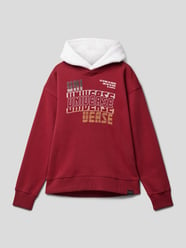 Sweatshirt mit Kapuze Modell 'EXTRA' von Garcia Rot - 19