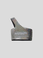 Bustier mit One-Shoulder-Träger von Dodo bar Or Silber - 8