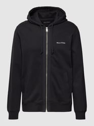 Sweatjacke mit Kapuze Modell 'Sweatjacket' von Marc O'Polo Schwarz - 47