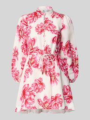 Sukienka mini z mieszanka lnu z dodatkiem wiskozy model 'Annalise' od Forever New - 1