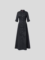 Hemdblusenkleid in Maxilänge von Staud Schwarz - 32