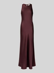 Maxikleid aus elastischem Material-Mix Modell 'Celinie' von Neo Noir Bordeaux - 38