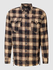 Freizeithemd mit Karomuster Modell 'FLANEL' von True Religion Beige - 22