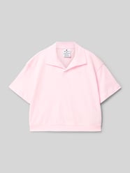 T-Shirt mit Umlegekragen von CHAMPION Pink - 8