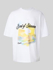 Oversized T-Shirt mit Label-Print von Pegador - 23