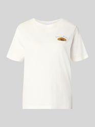 T-Shirt mit Print und Rundhalsausschnitt Modell 'SYBILLA CHOCO' von VILA - 1